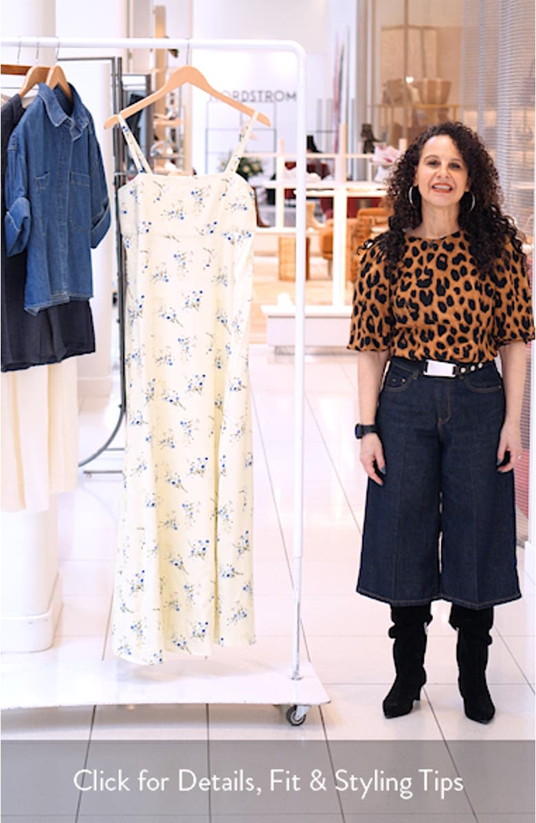 Ennis Harper Floral Print Sleeveless Maxi Dress, sales video thumbnail