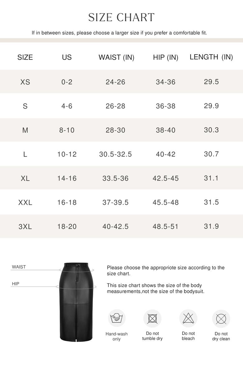 Sculpted Faux Leather Contour Skirt, Alternate, color, Classic black