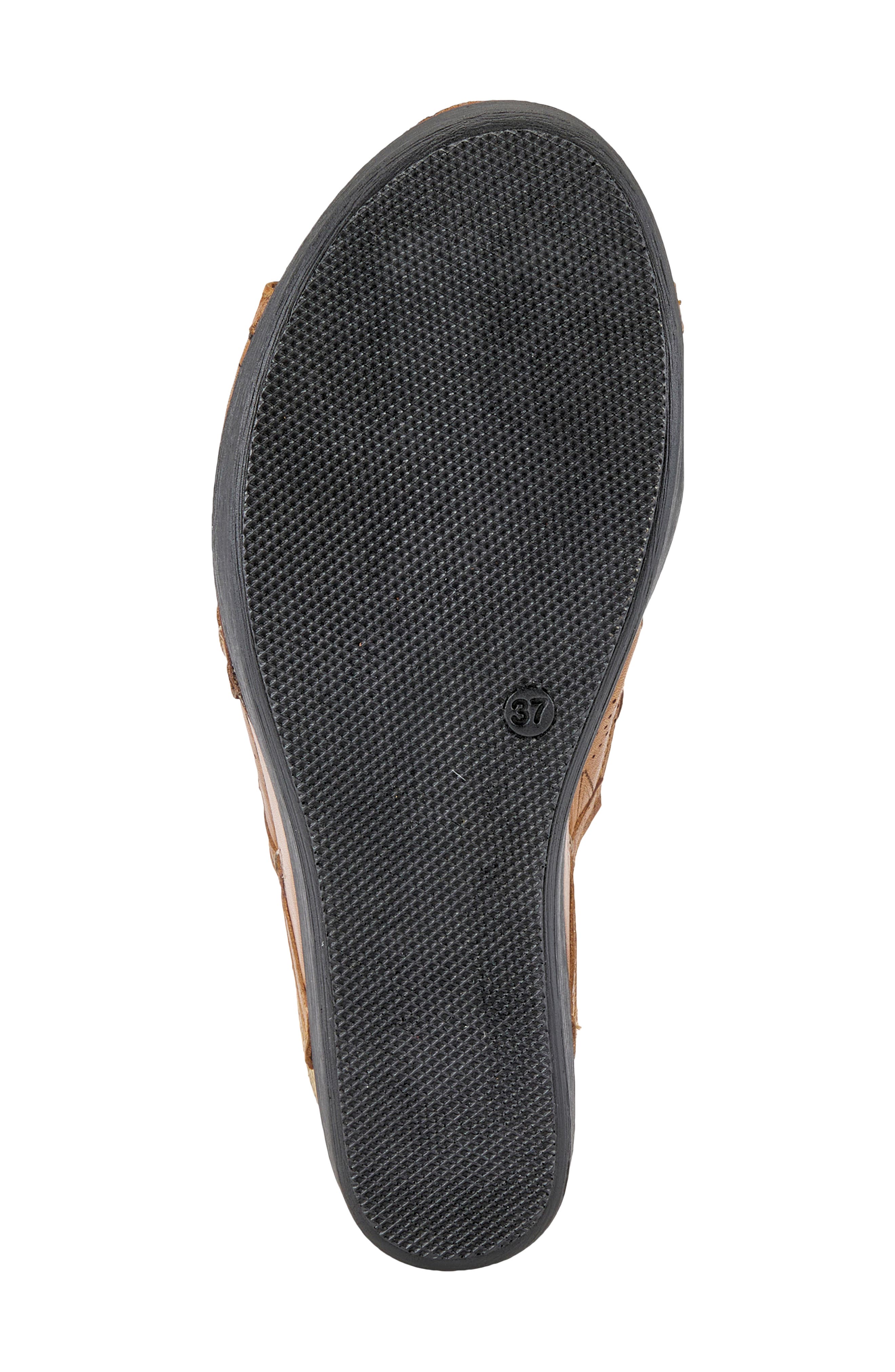 Fusa Wedge Slide Sandal, Alternate, color, CAMEL