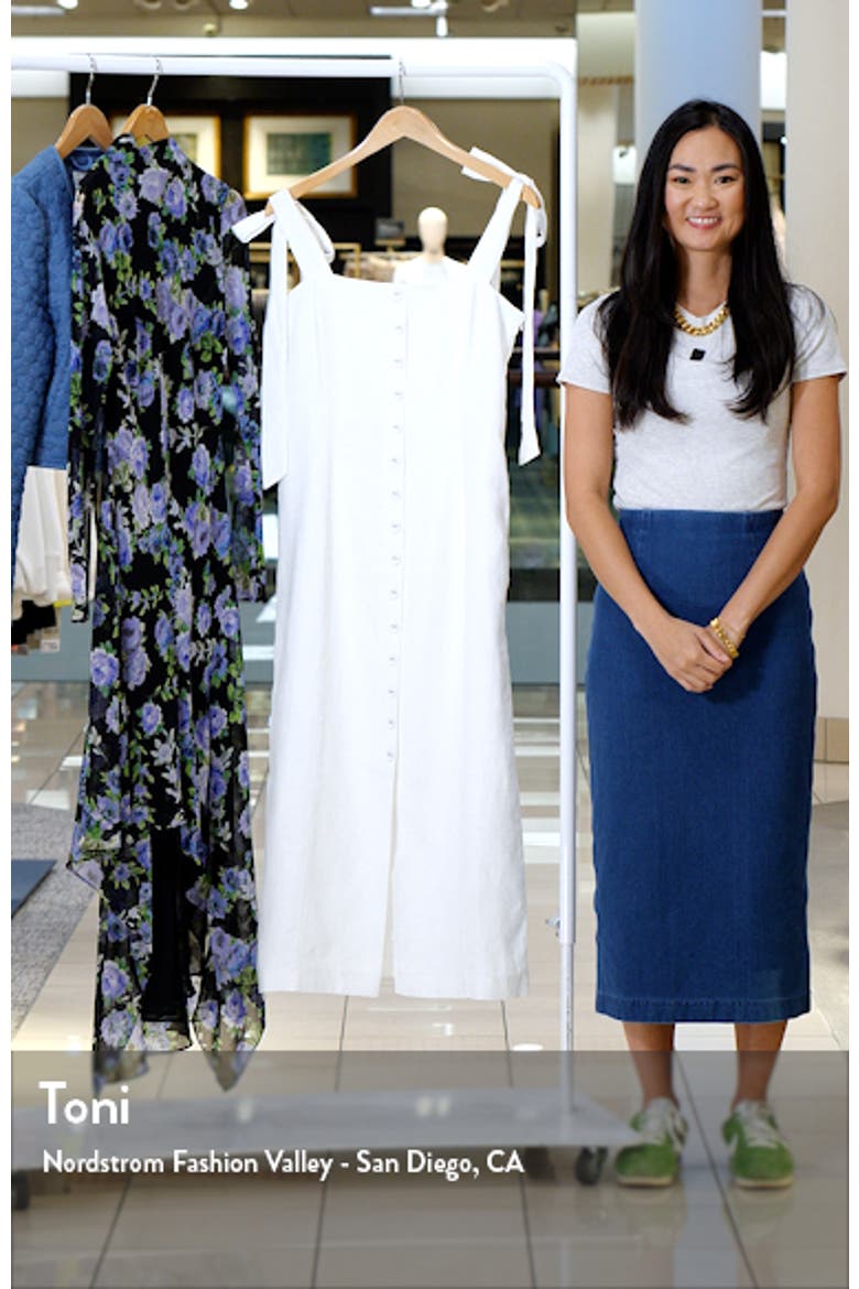 Tie Strap Linen Sundress video