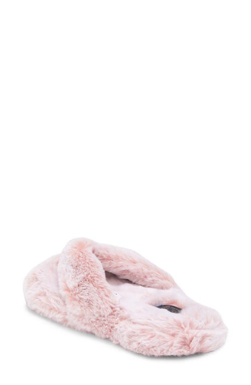 Rachel Roy Faux Fur Slipper In Pink