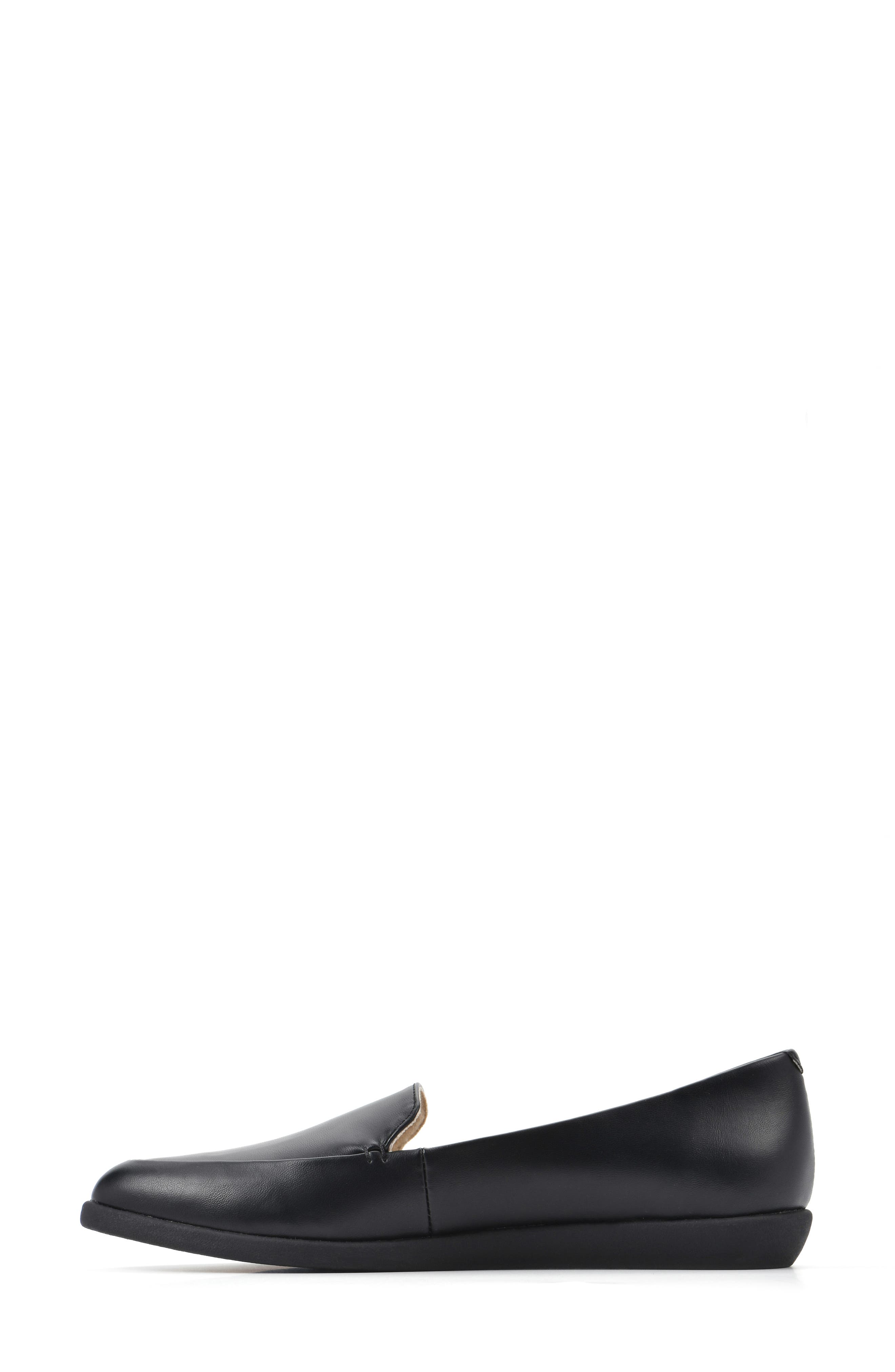 Mint Pointed Toe Loafer, Alternate, color, BLACK/ SMOOTH