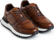 Velez Leather Sneakers with Side Stitching