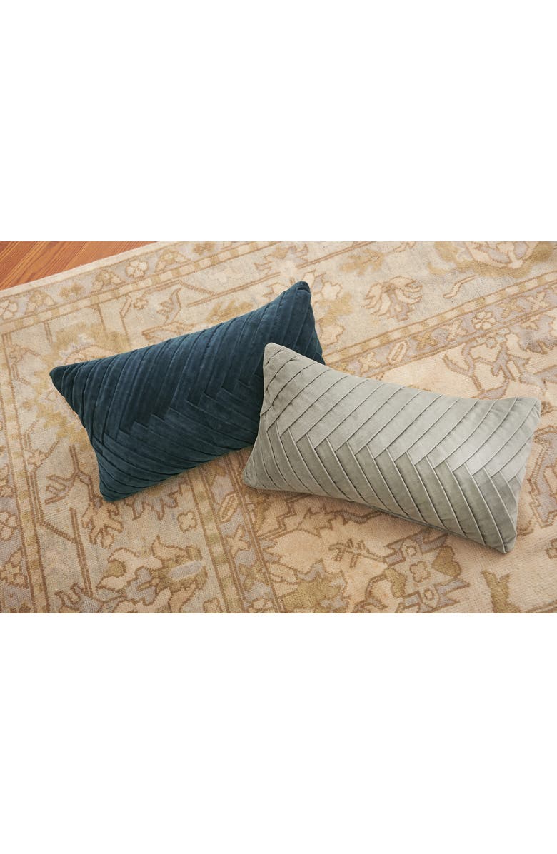 ELISABETH YORK Carine Decorative Throw Pillow Collection, Alternate, color, Silver