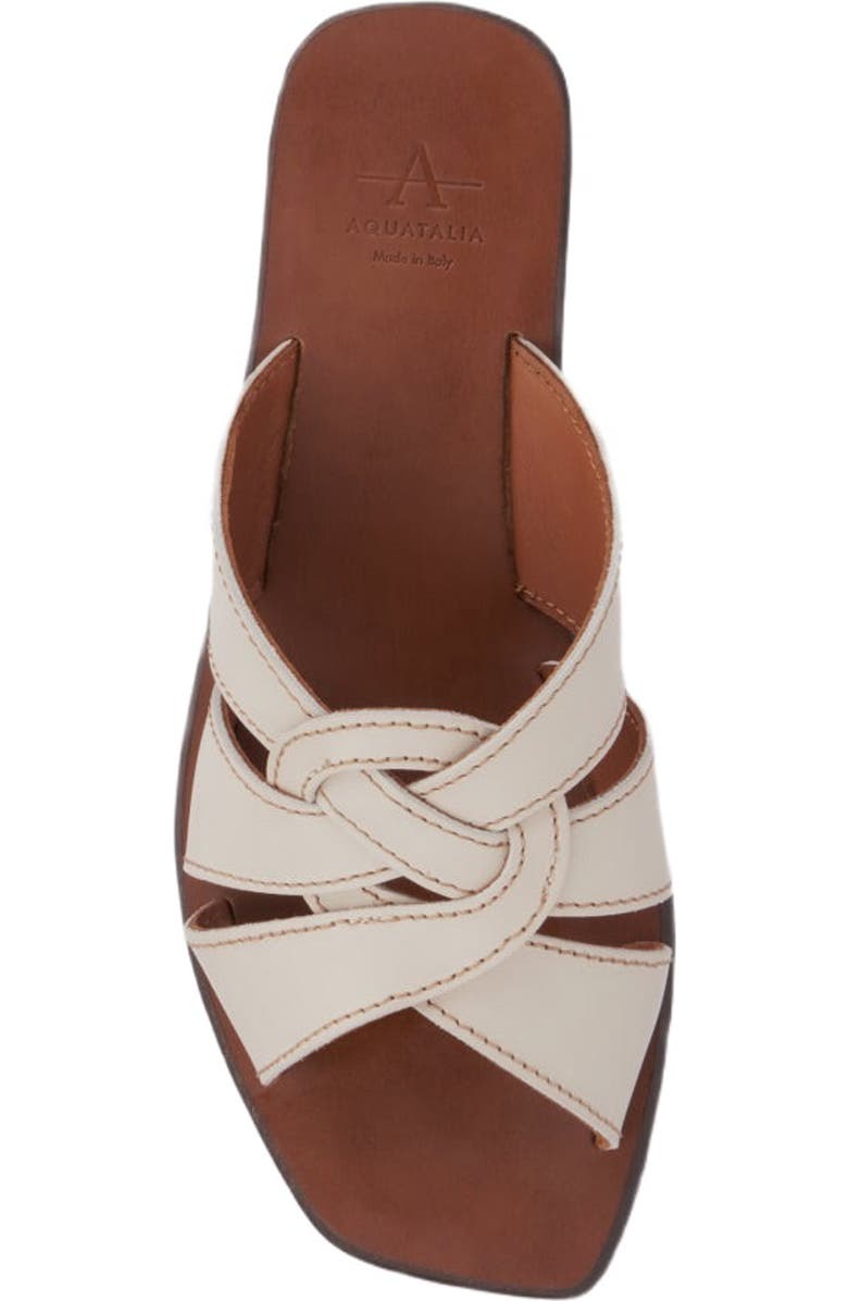 Aquatalia Belissa Slide Sandal, Alternate, color, Soft Beige