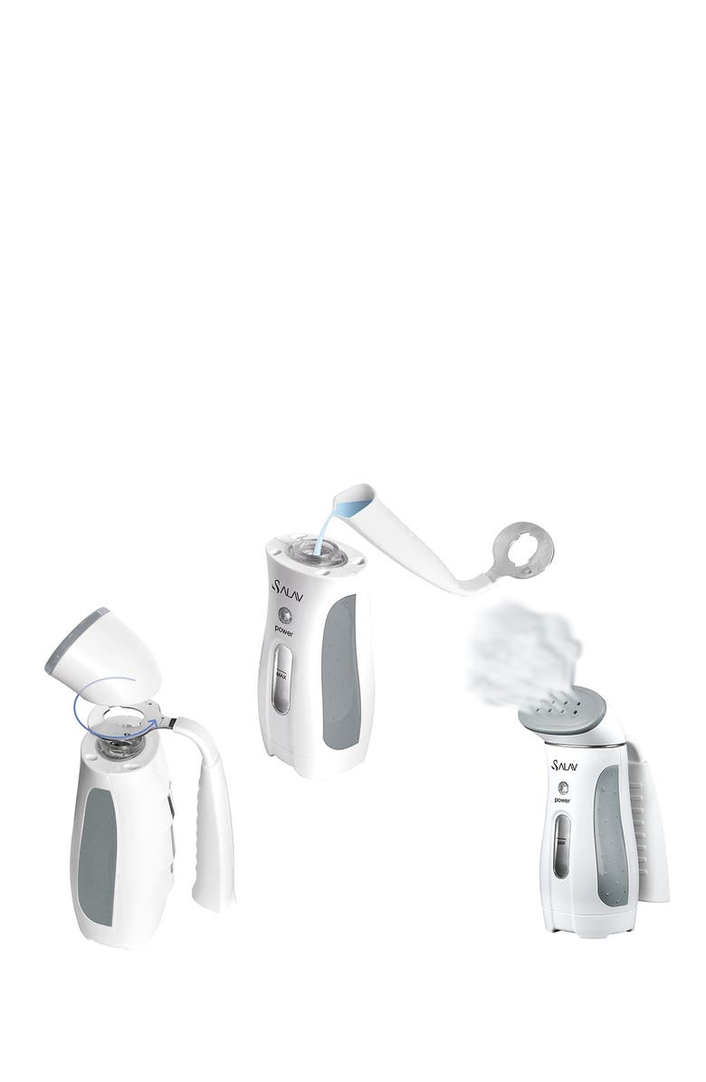 SALAV Gray Travel Handheld Garment Steamer, Alternate, color,