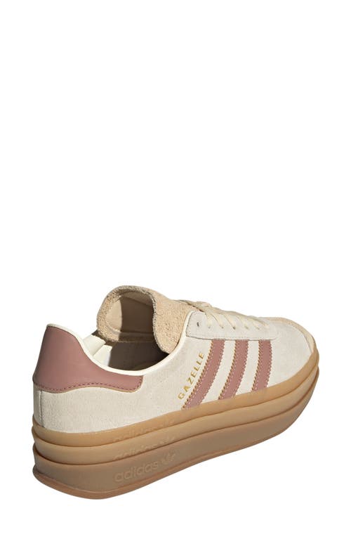Adidas Originals Adidas Gazelle Bold Platform Sneaker In Neutral