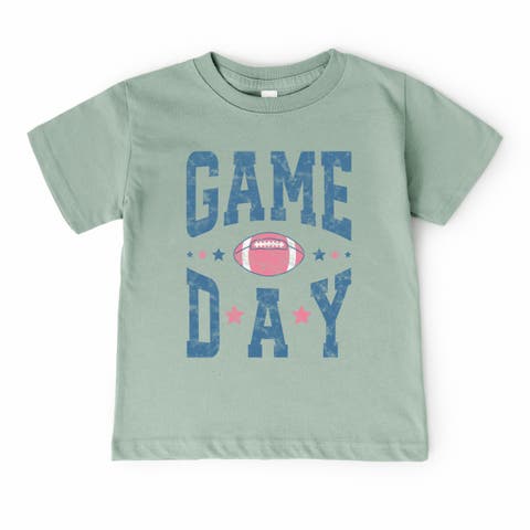 Game Day Distressed Short Sleeve T-Shirt (Toddler)