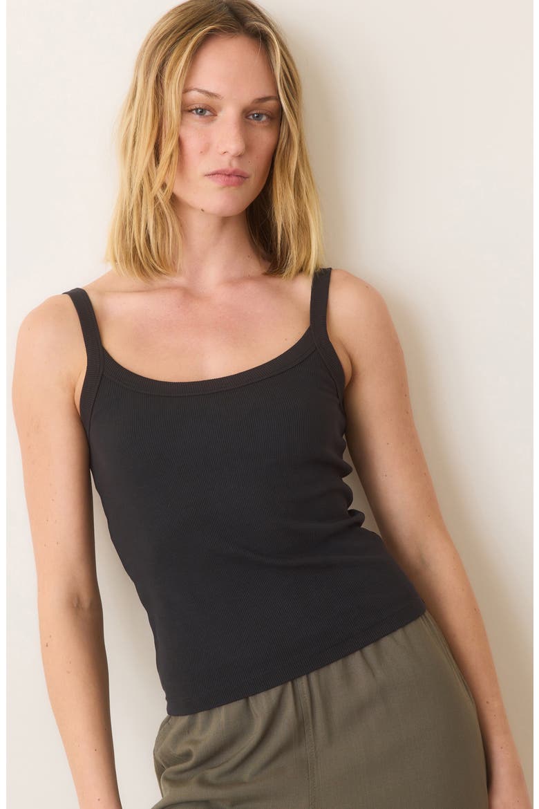 Lexi Sun-In Crop Rib Camisole, Alternate, color, BLACK