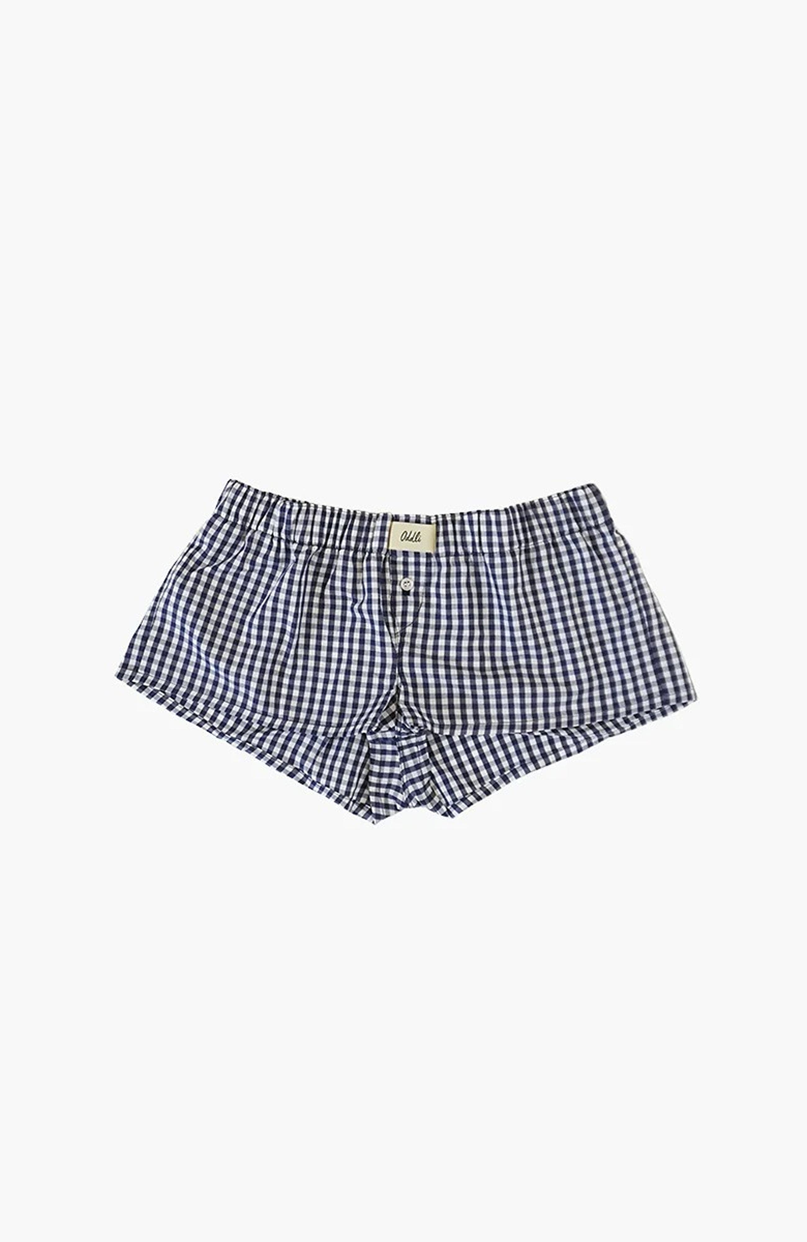 selected Navy Gingham