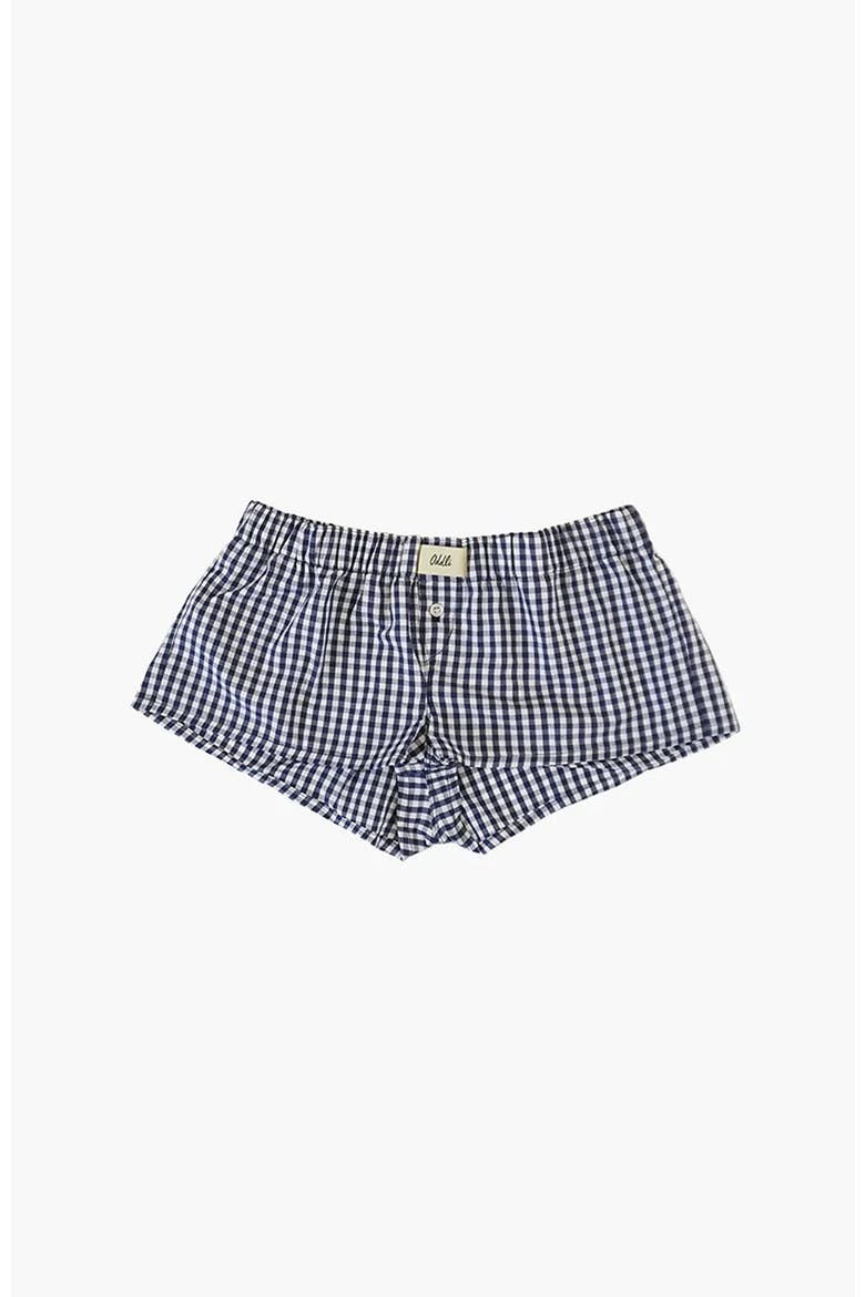 Micro Boxers, Main, color, Navy Gingham