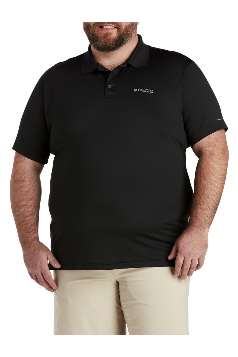 Big & Tall Low Drag Offshore Polo Shirt, Main, color, BLACK