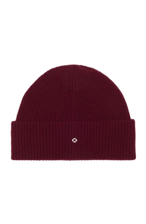 Wool and cashmere beanie