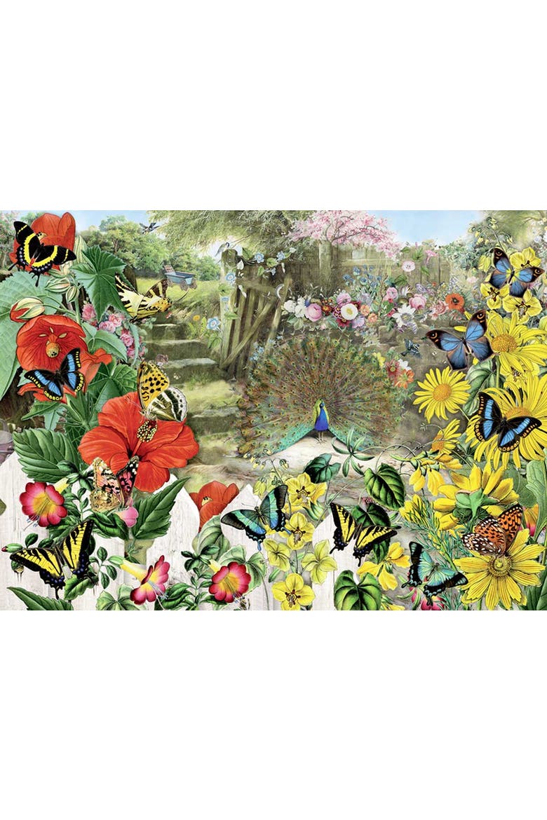 Peacock in the Garden 1000 piece Jigsaw Puzzle for Adults, Alternate, color, Multicolor
