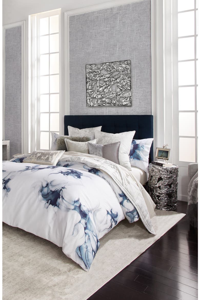 Blue Mist Duvet Cover, Main, color, BLUE