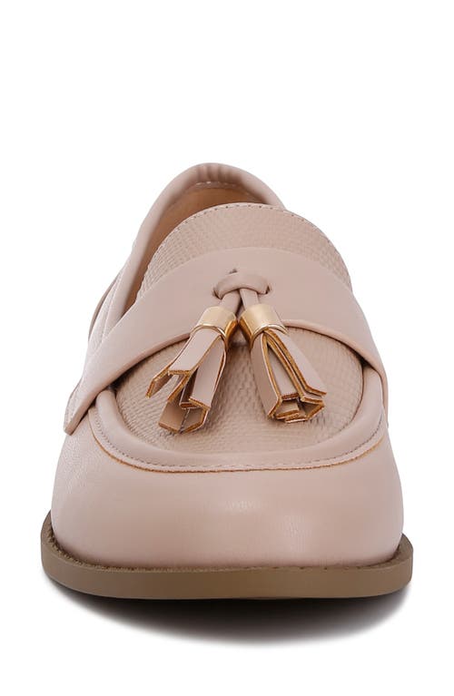 London Rag Alibi Tassel Loafer In Neutral