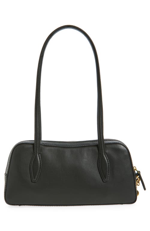 Madewell The Top-zip Mini Shoulder Bag In Black