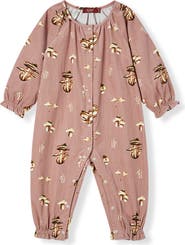 MILKBARN Organic Corduroy Ruffle Snap Jumper