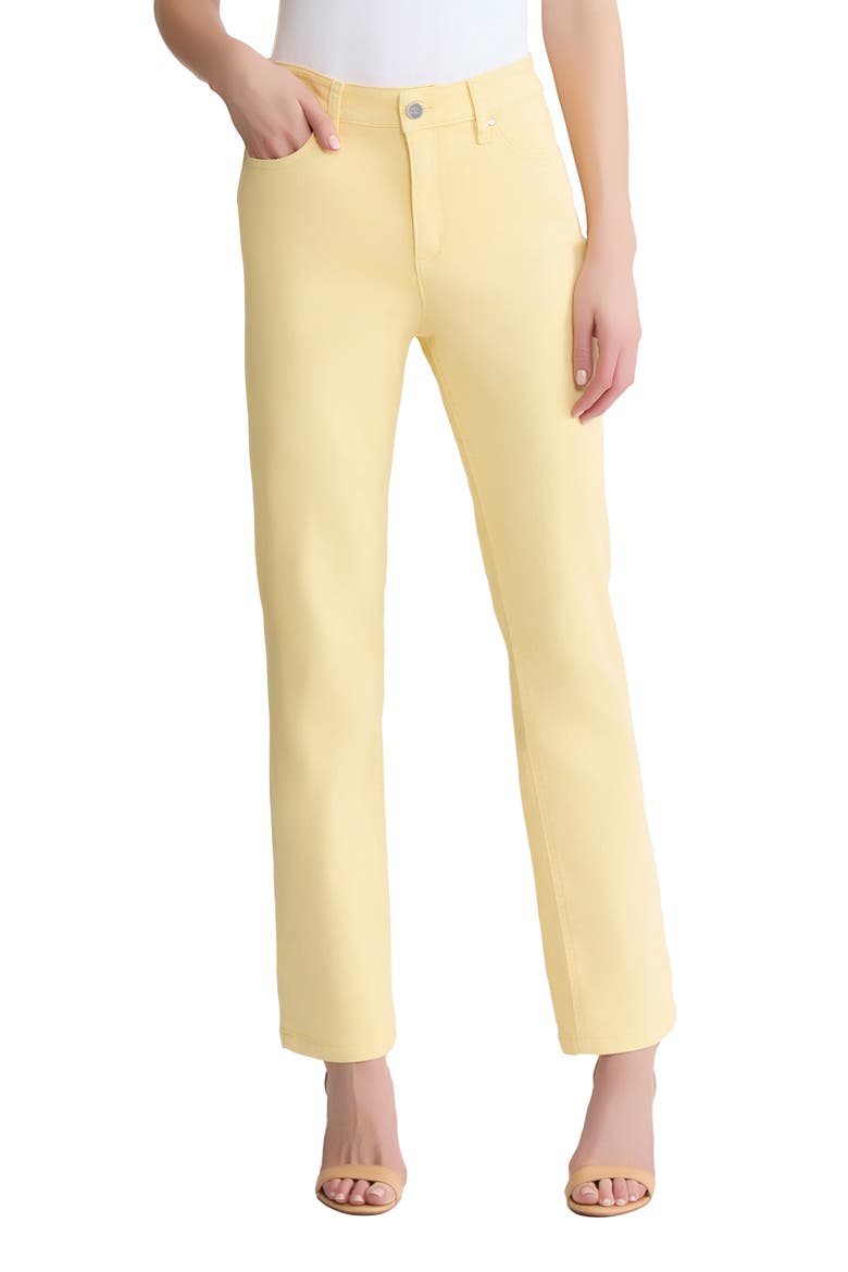 Lexington Straight Leg Pants, Main, color, CORNSILK