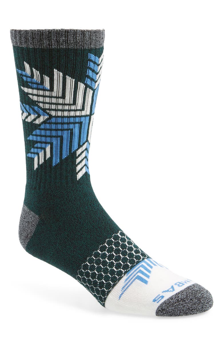 Bombas Snowflake Socks, Main, color, 