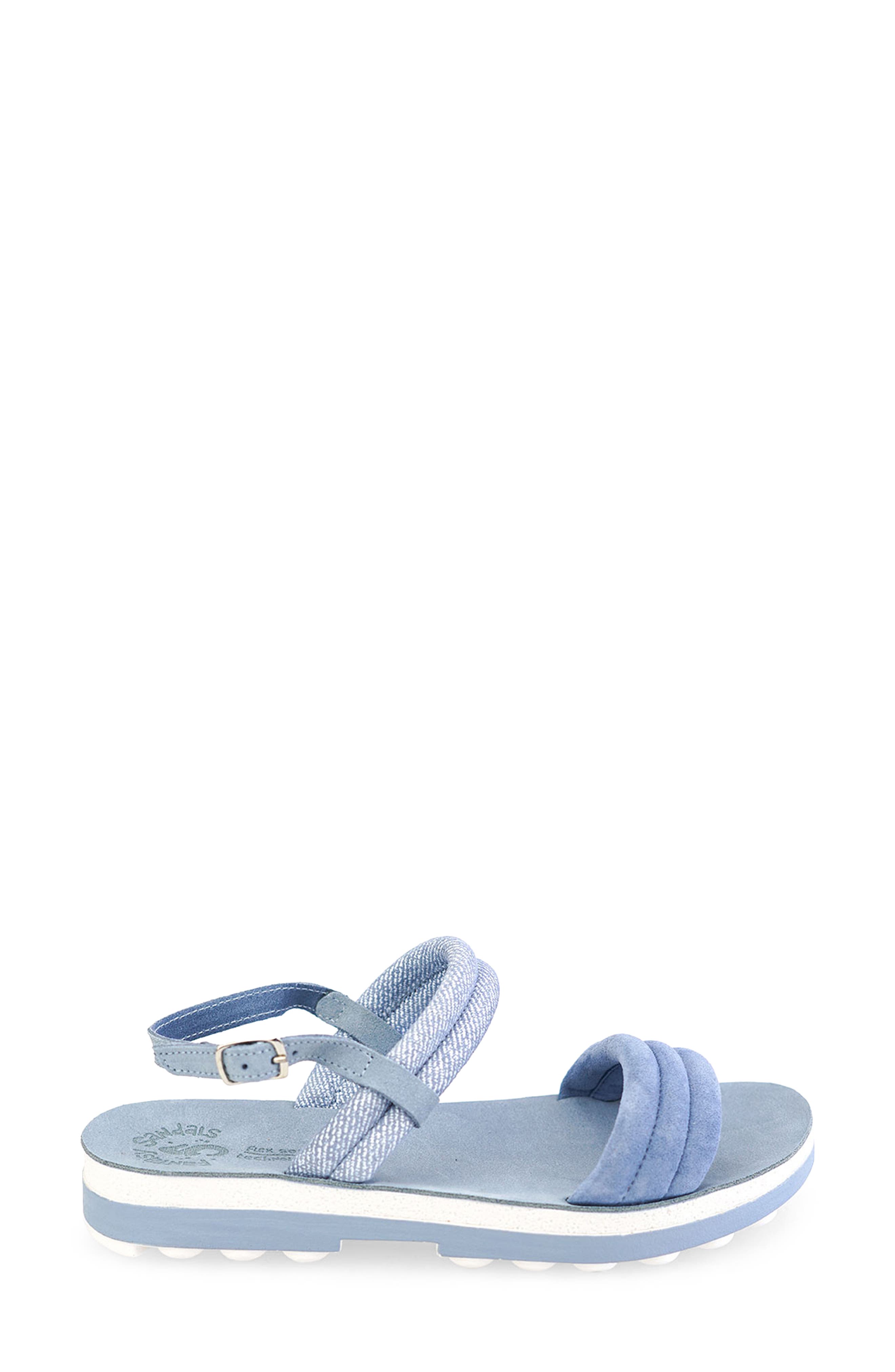 Zoe Slingback Sandal, Alternate, color, CIEL DENIM LEATHER