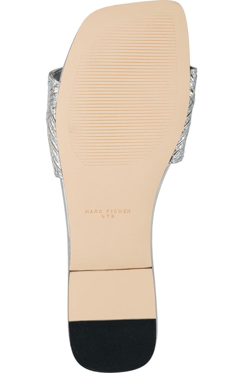 Marc Fisher LTD Murphy Slide Sandal, Alternate, color, Silver