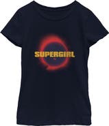 Supergirl Girl's Supergirl Official Sun Logo Graphic T-Shirt