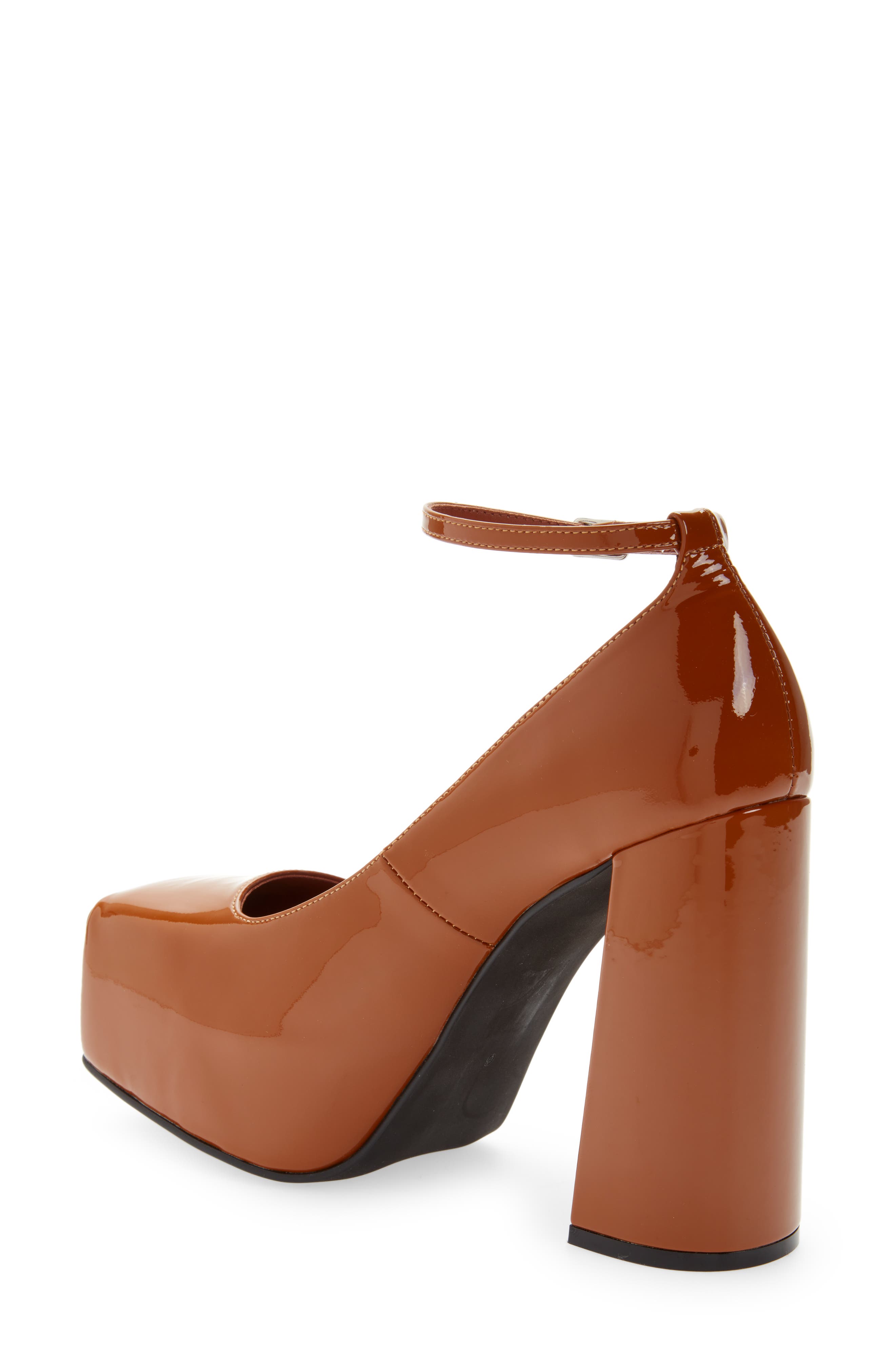 Goody Platform Pump, Alternate, color, TAN PATENT