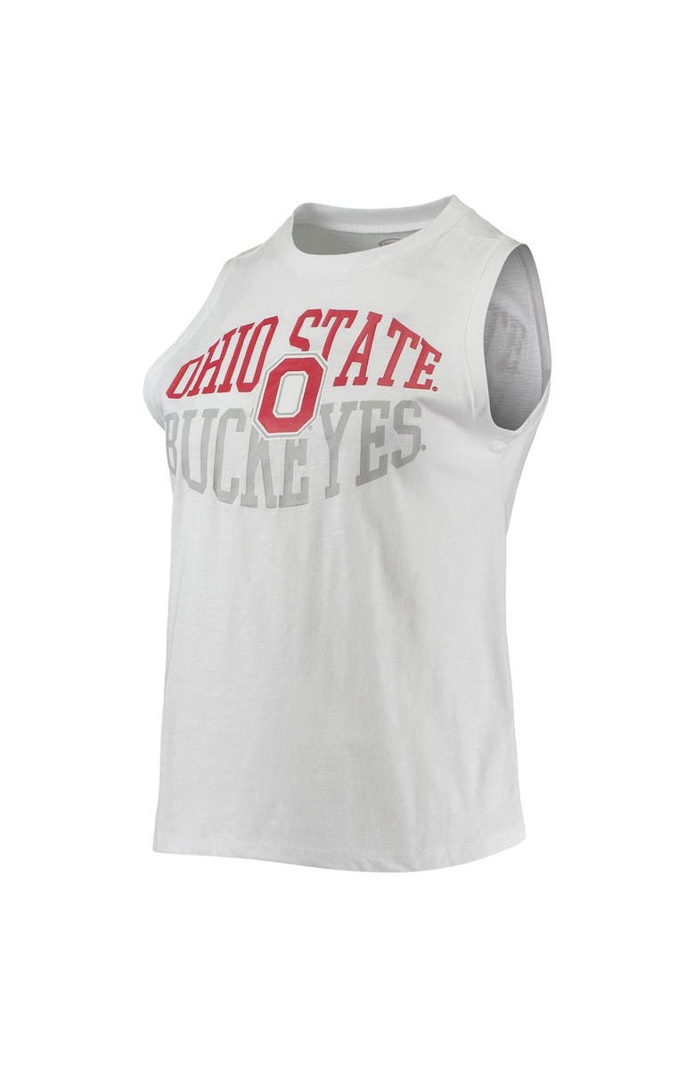 CONCEPTS SPORT Women's Concepts Sport Charcoal/White Ohio State Buckeyes Tank Top & Leggings Sleep Set, Alternate, color, 