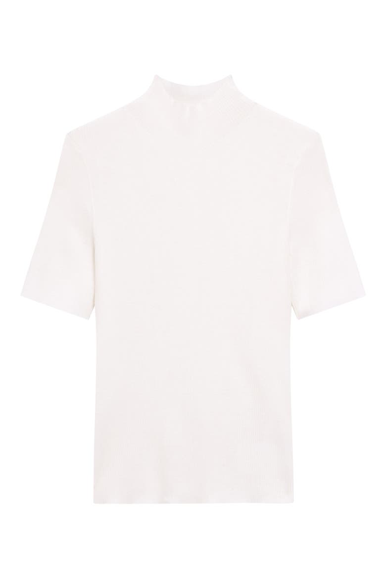Leenda Merino Wool Mock Neck Sweater, Alternate, color, NEW IVORY - CX1
