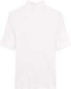 Theory Leenda Merino Wool Mock Neck Sweater