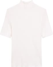 Theory Leenda Merino Wool Mock Neck Sweater