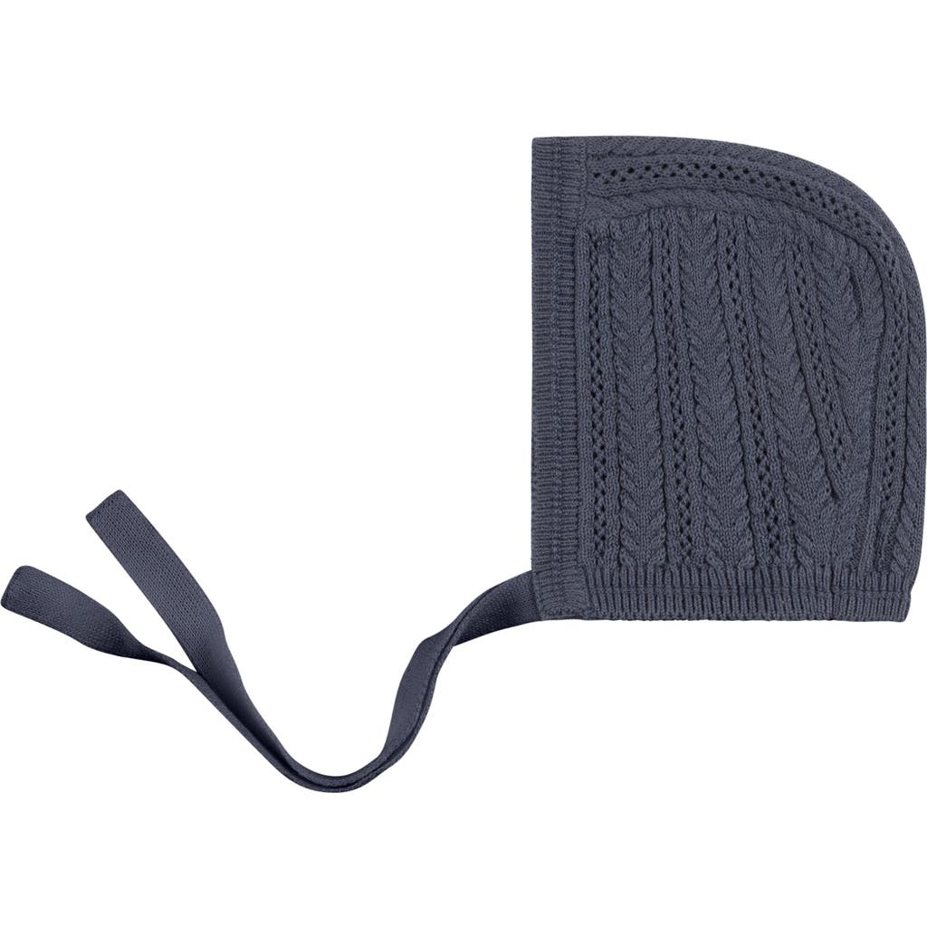 Ely's & Co. Looms Cable Pointelle Flat Collection In Gray