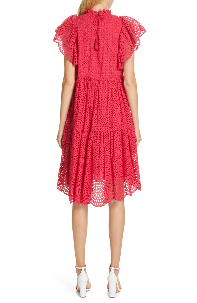 Ulla Johnson Norah Eyelet Dress, Alternate, color, 