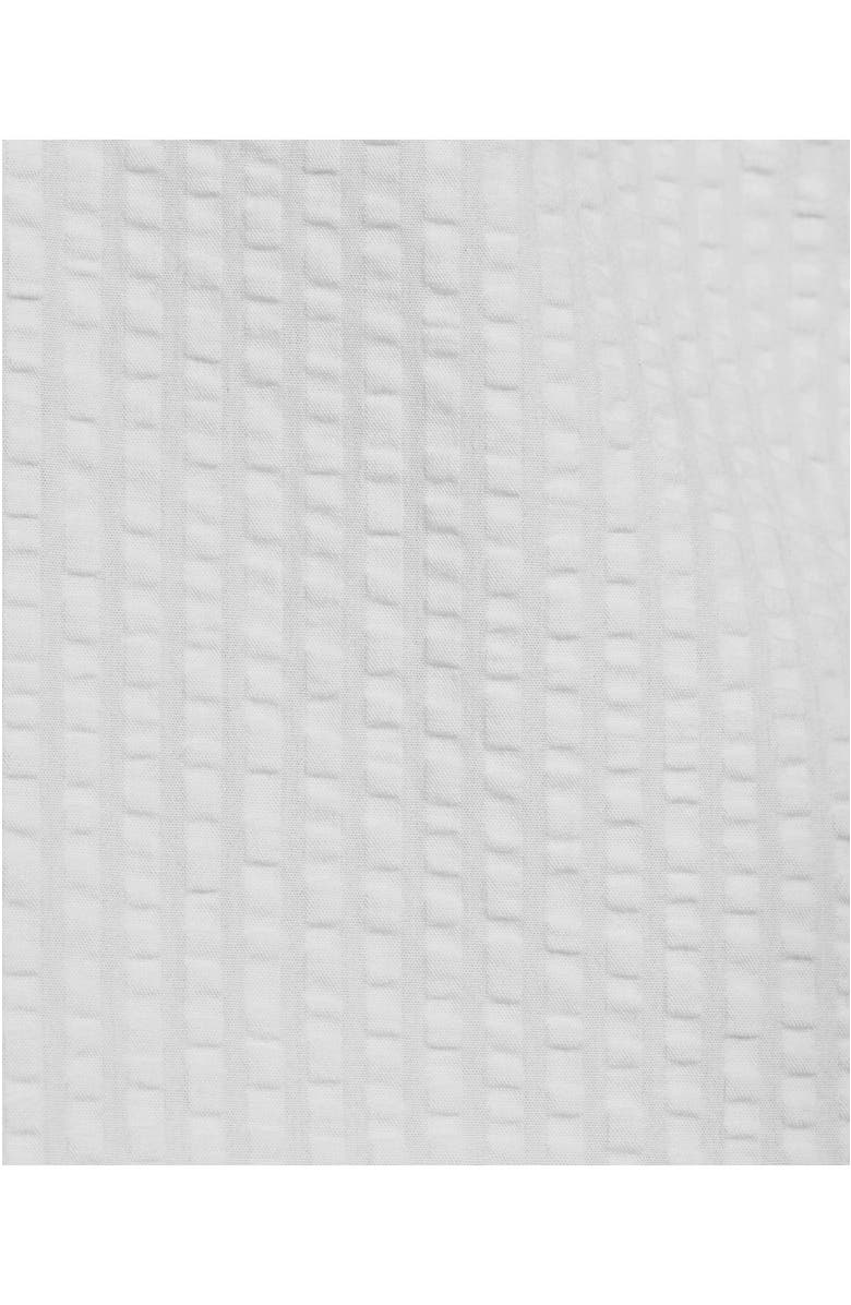 Lands' End Short Sleeve Seersucker Shirt, Alternate, color, White
