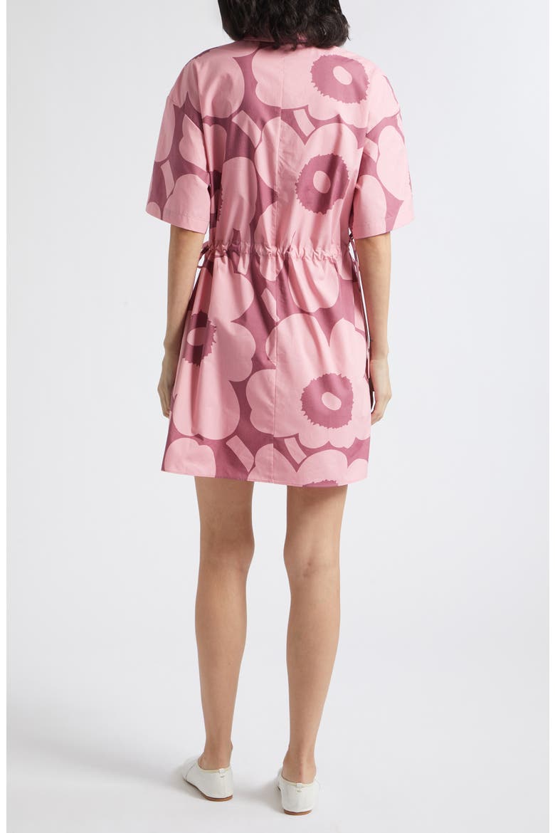 Katkelma Unikko Cotton Poplin Shirtdress, Alternate, color, ROSE DARK ROSE