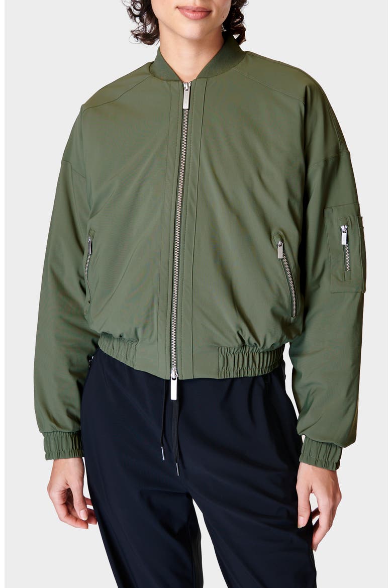 Explorer Bomber Jacket, Main, color, IVY GREEN