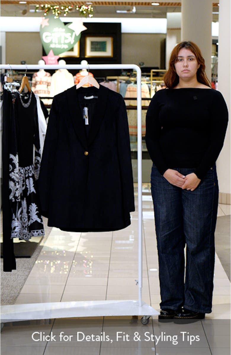 Esther Shawl Collar Velvet Jacket, sales video thumbnail