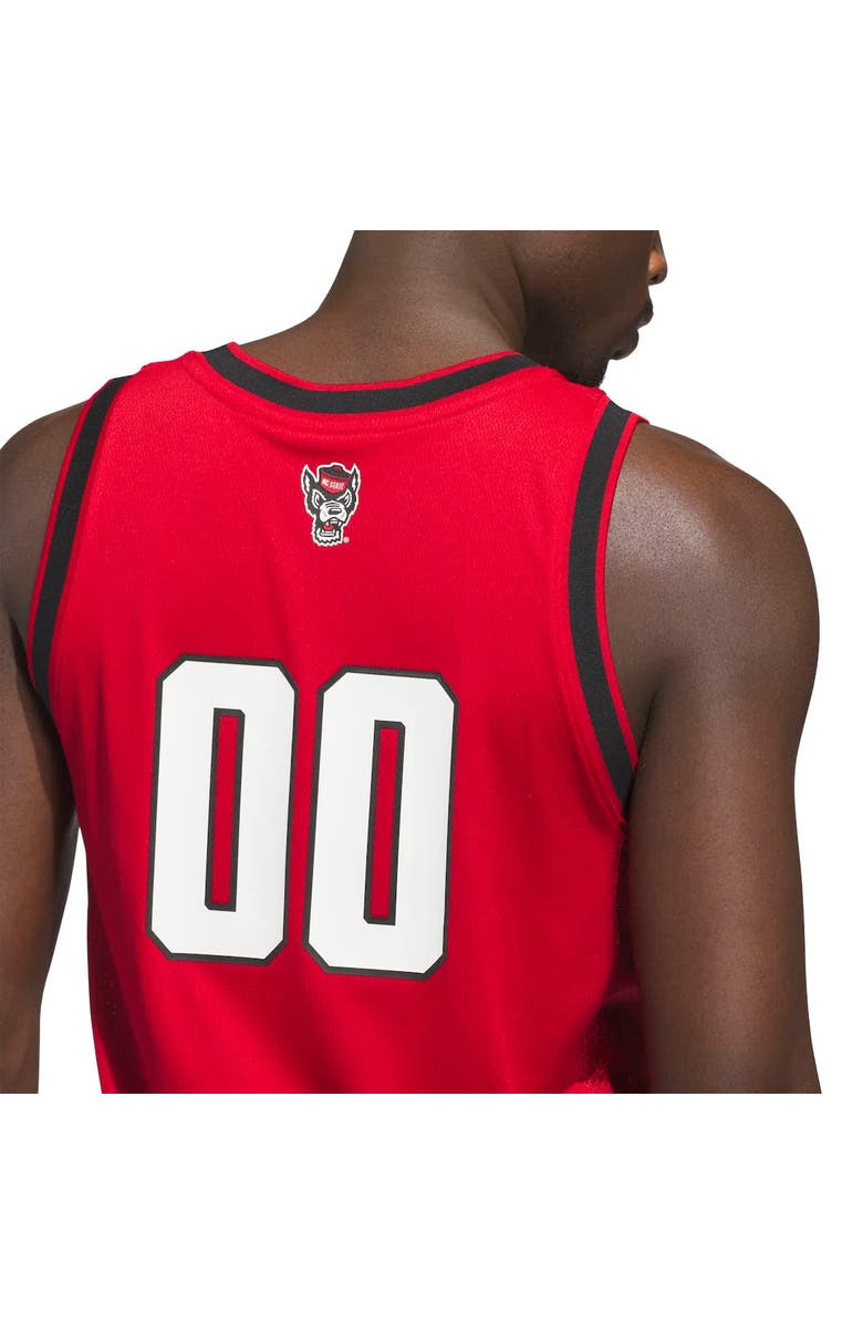 adidas Men
s adidas #00 Red NC State Wolfpack Replica Swingman Jersey, Alternate, color, Red