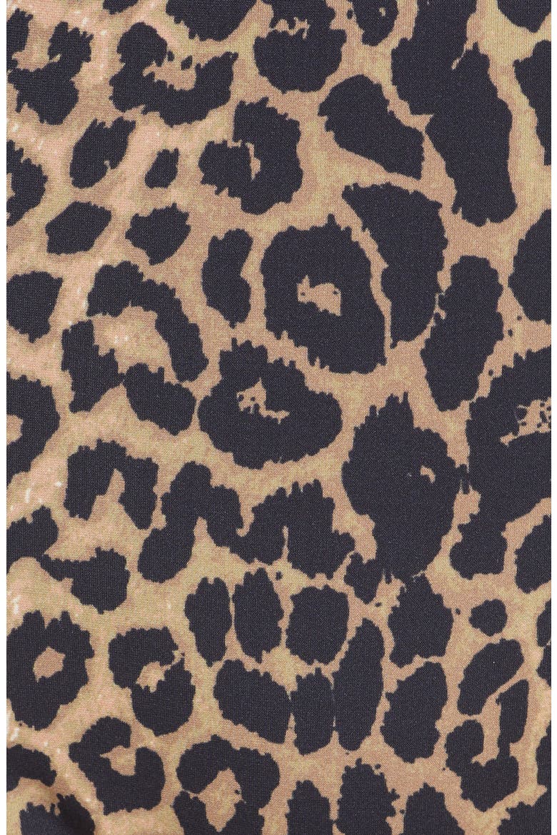 Azoia High Waist Bikini Bottoms, Alternate, color, LEOPARD
