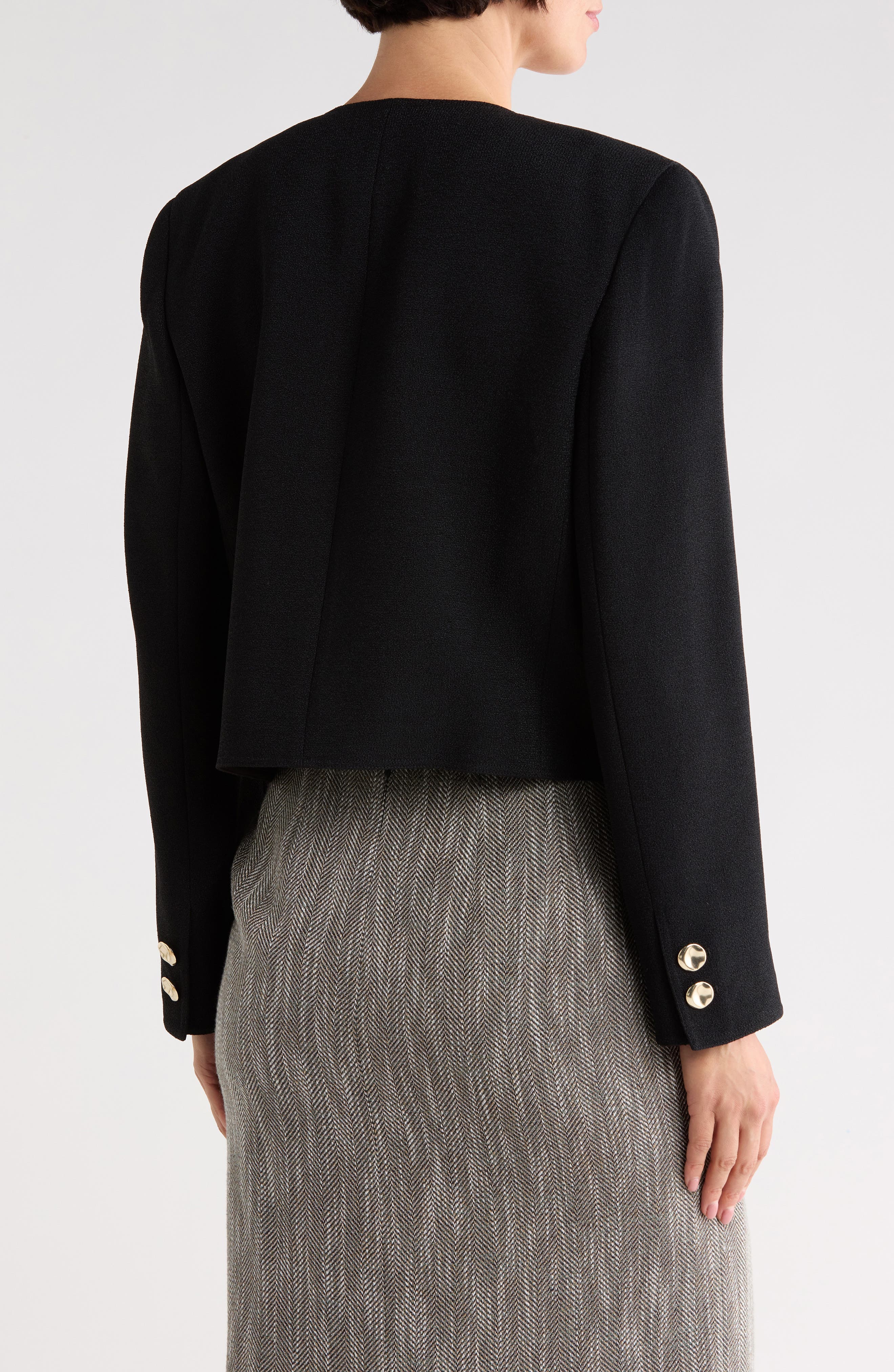 Lafayette 148 New York Edie Crop Blazer (Women) | Nordstromrack