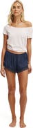 COTTON ON BODY Women's Washed Satin Lace Short