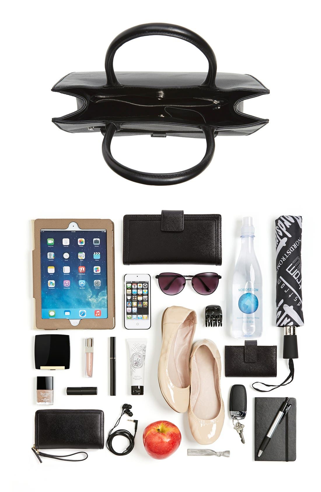 Halogen<sup>®</sup> 'Belltown' Leather Tote, Alternate, color, 