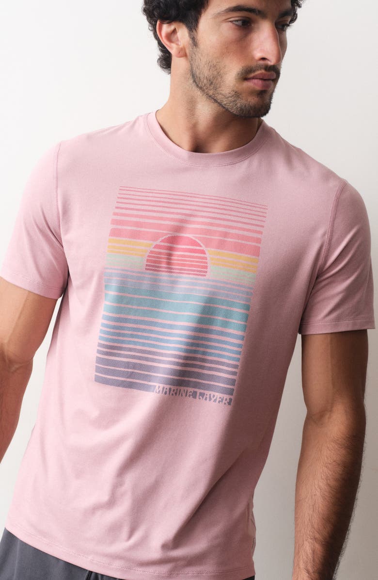 Marine Layer Sport Graphic T-Shirt, Alternate, color, Lilas