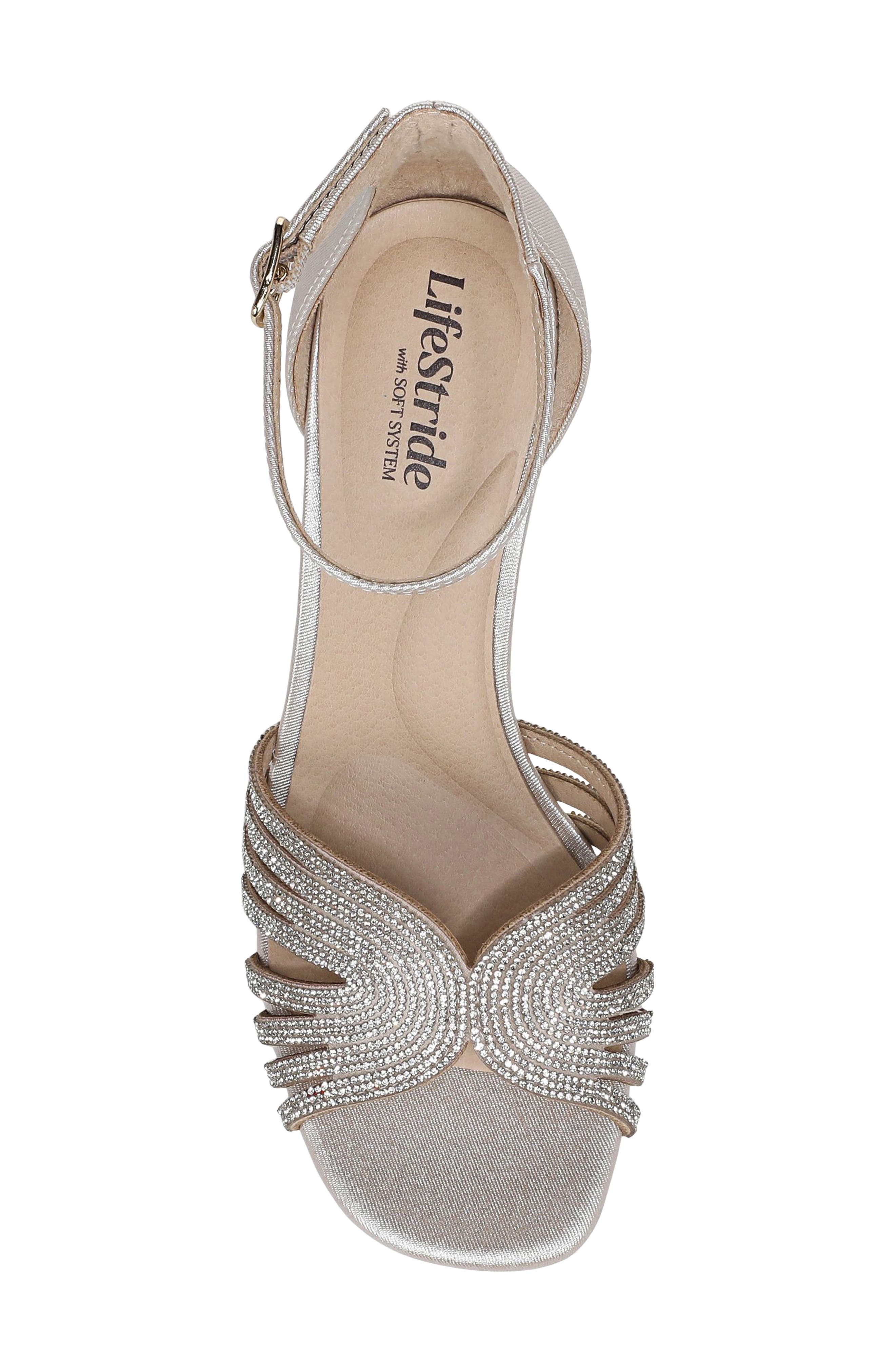 Glamorous Platform Sandal, Alternate, color, CHAMPAGNE