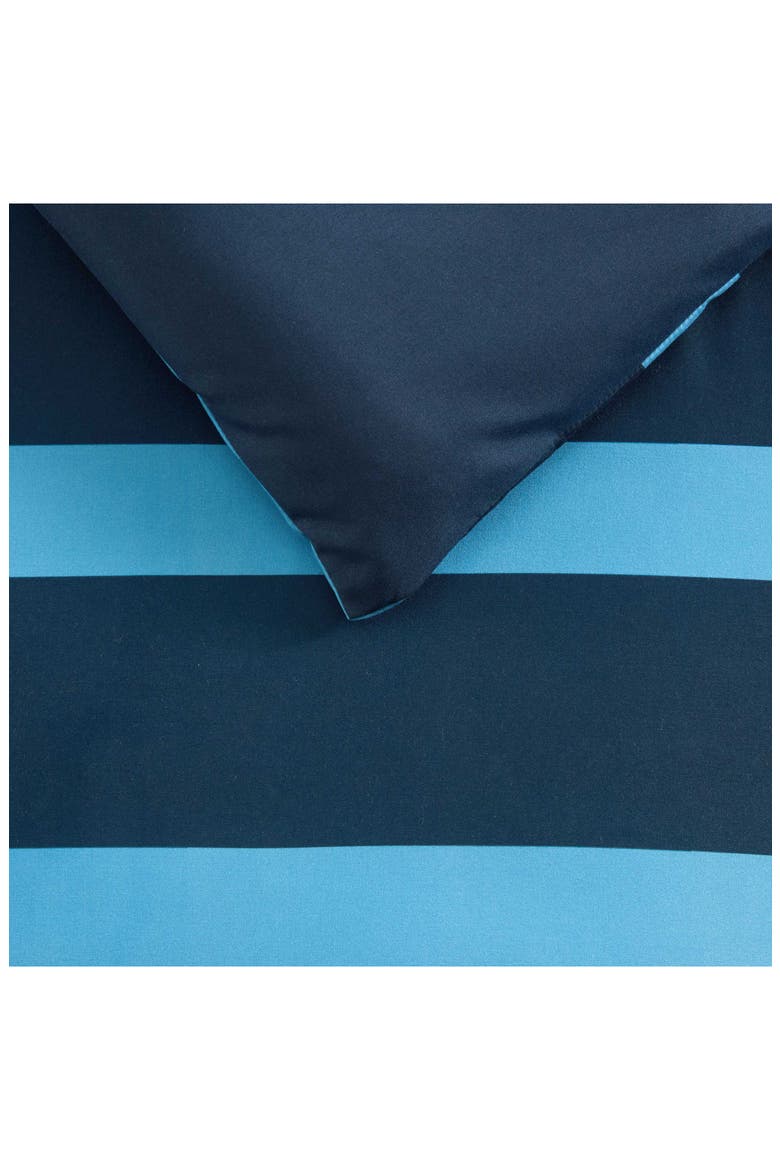 Keelson Stripe Comforter, Alternate, color, DARK BLUE
