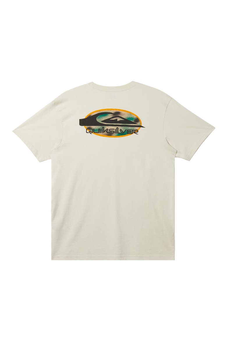 Retro Rocker Organic Cotton Graphic T-Shirt, Alternate, color, SILVER BIRCH