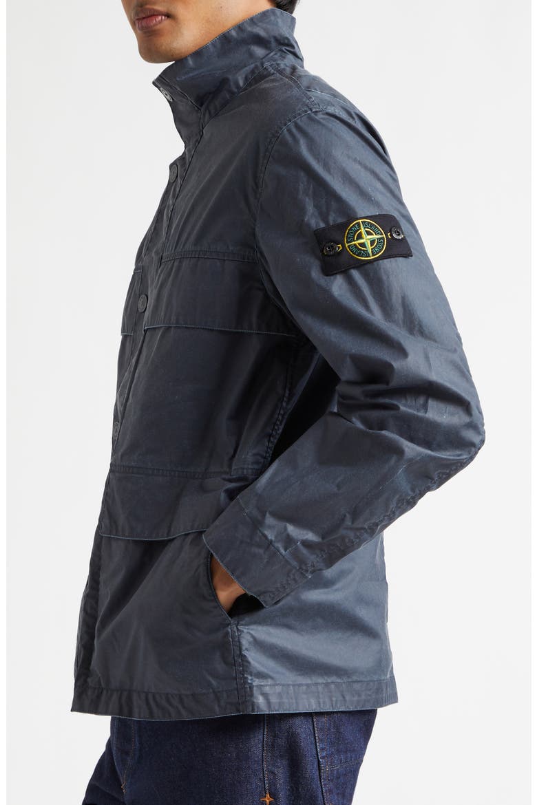 Waxed Field Jacket, Alternate, color, NAVY BLUE