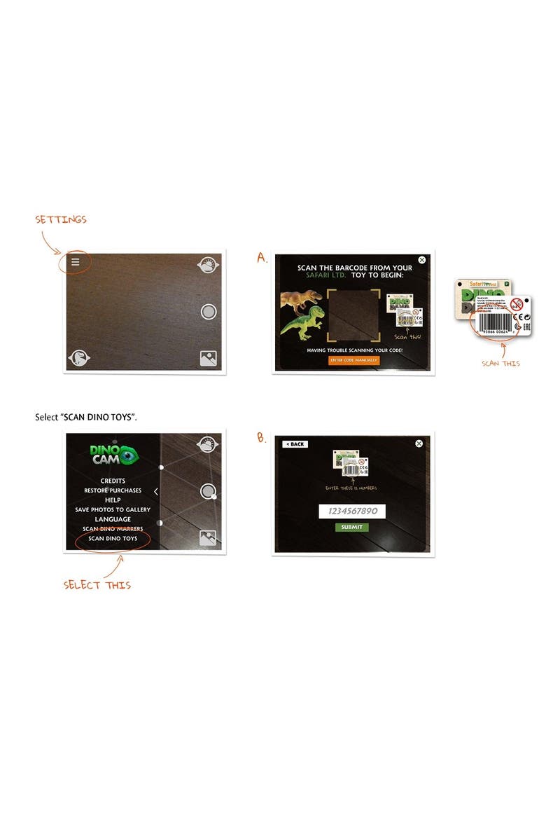 Safari Ltd. Dino Dana Tyrannosaurus Rex Kids Toy Figure, Alternate, color, NO COLOR