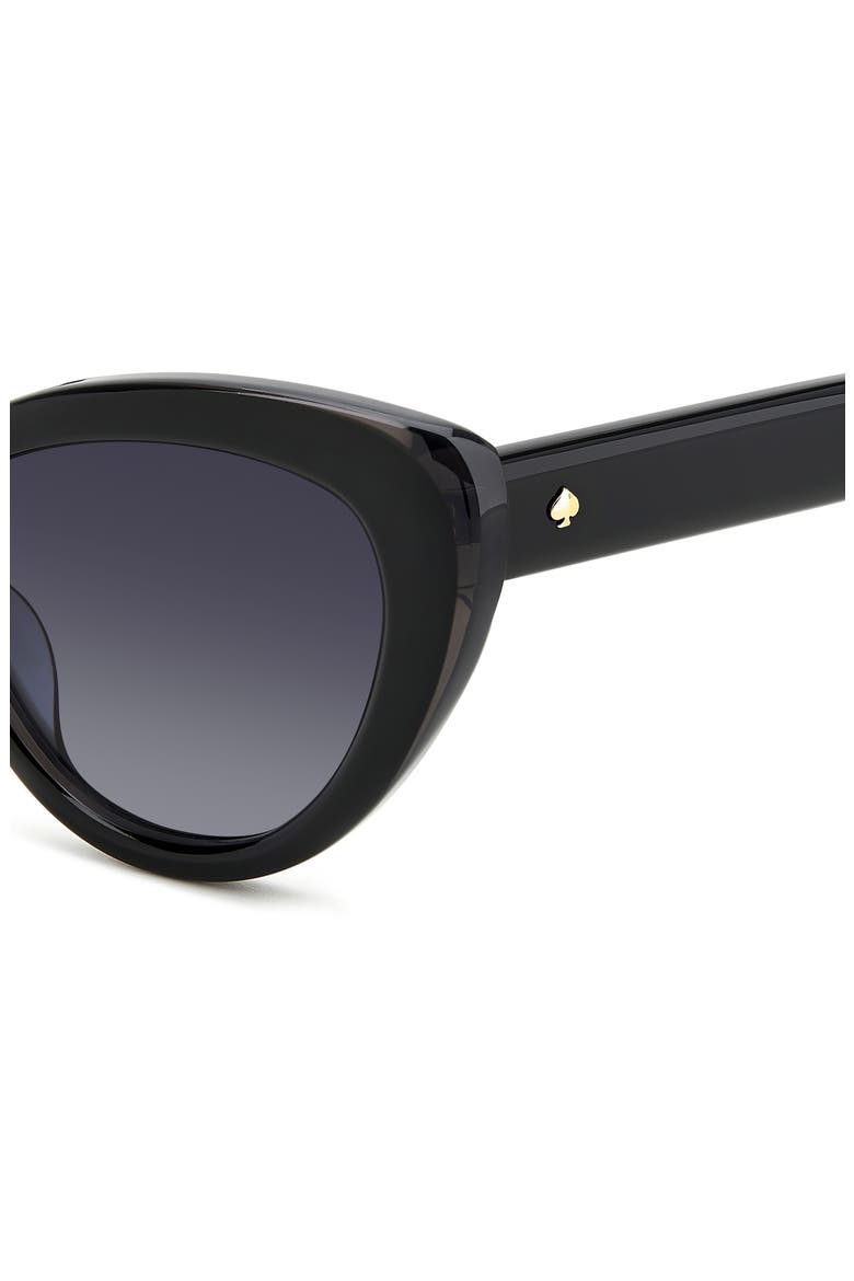 marlah's 53mm gradient cat eye sunglasses, Alternate, color, BLACK